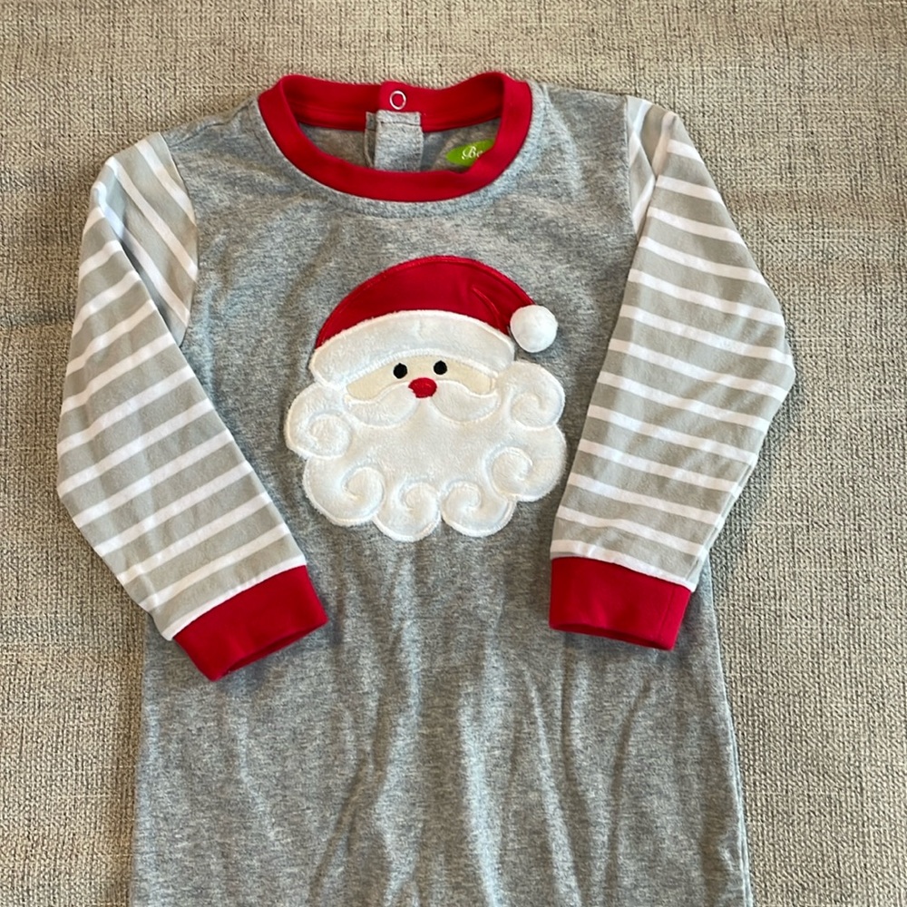 Santa appliqué longall romper, size 24 months